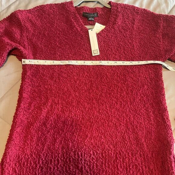 SANCTUARY V-Neck Soft Sweater - Garnet - Picture 10 of 10